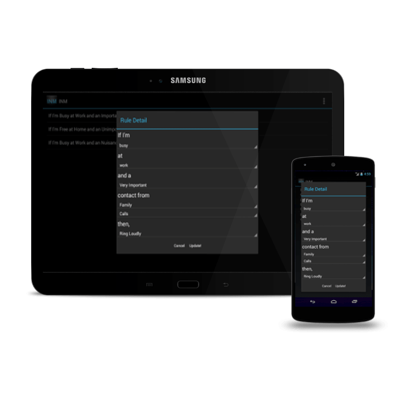 An illustration of Intelligent Notification Manager