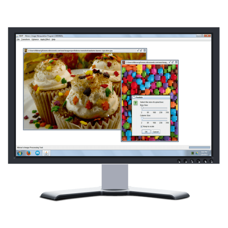 An illustration of Nibras's Image Manipulation Program