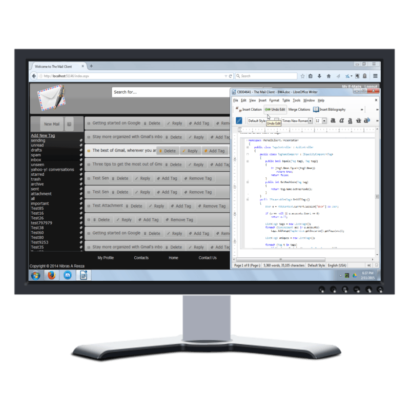 An illustration of The Mail Client